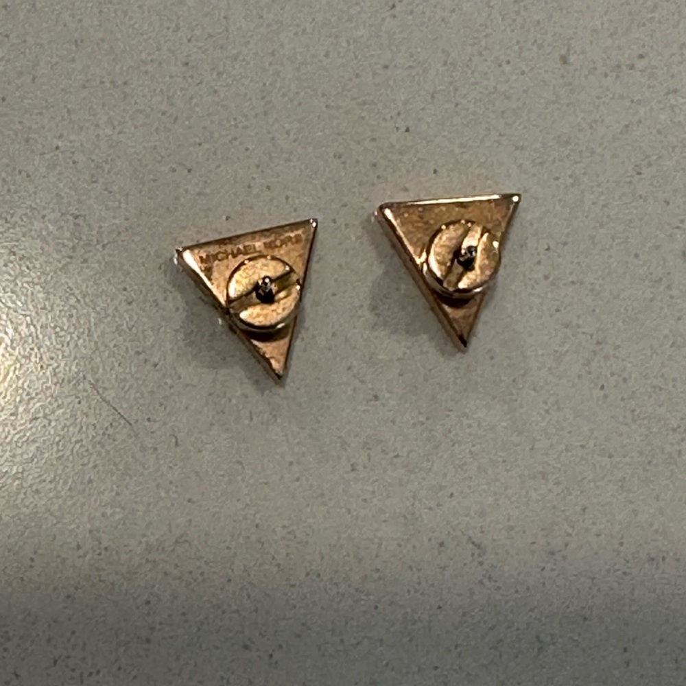 Michael Kors Triangle Stud Earrings - image 4